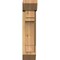 Ekena Millwork Merced Slat Rough Sawn Bracket w/ Offset Brace, Western Red Cedar, 6"W x 14"D x 26"H BKT0604X14X26MRC06RWR - alternate 2
